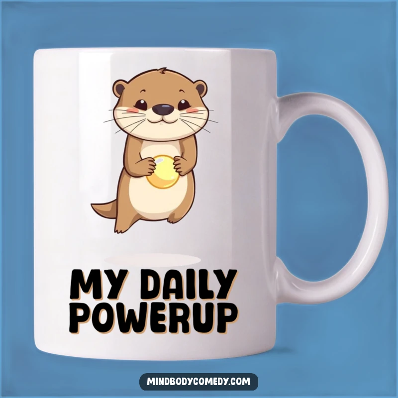 Funny Otter Orb Balance Mug: A Hilarious Gift for Otter Lovers!