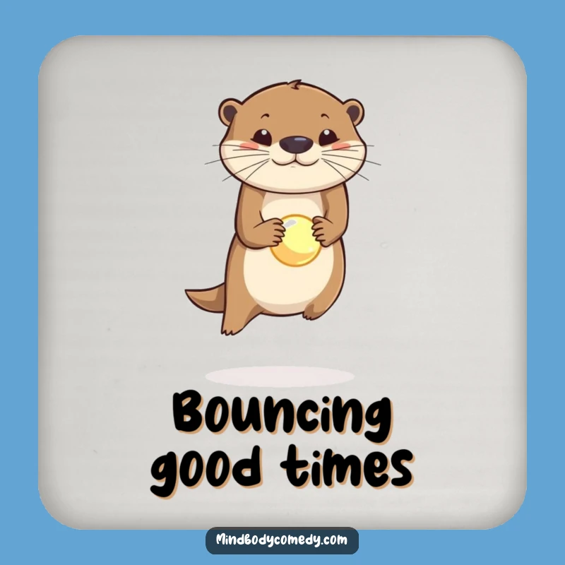 Funny Otter Orb Balance Coasters: Protect Surfaces Hilariously!