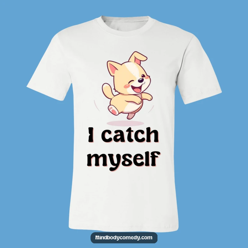 Funny Dog Tail Chase T-Shirt: Unleash Your Inner Goofball!