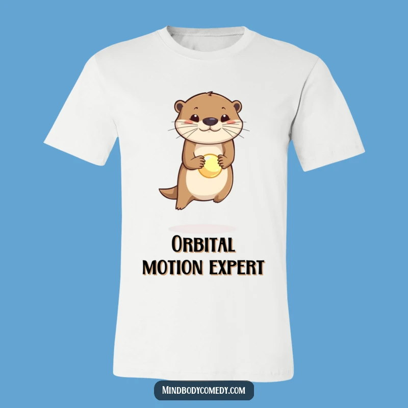 Funny Otter Orb Balance T-Shirt: Wear Your Humor Brightly!